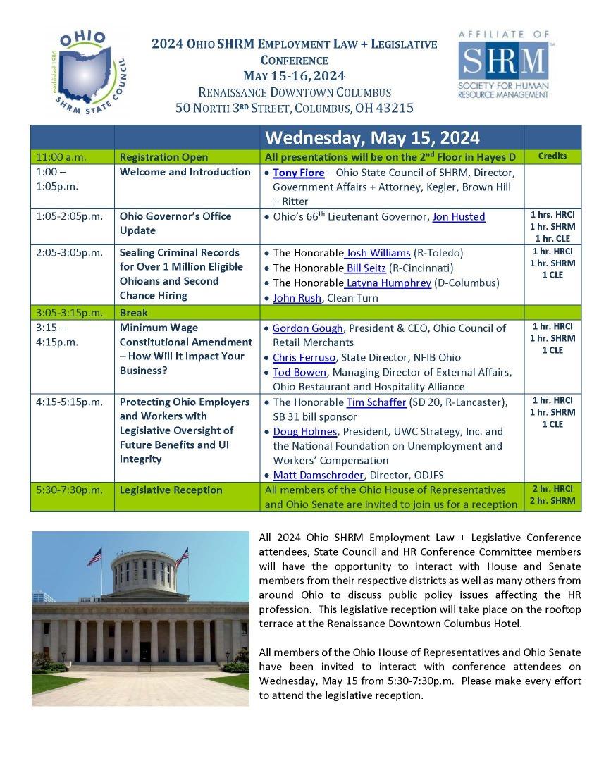 Ohio Shrm Conference 2024 Schedule Daile Zonnya